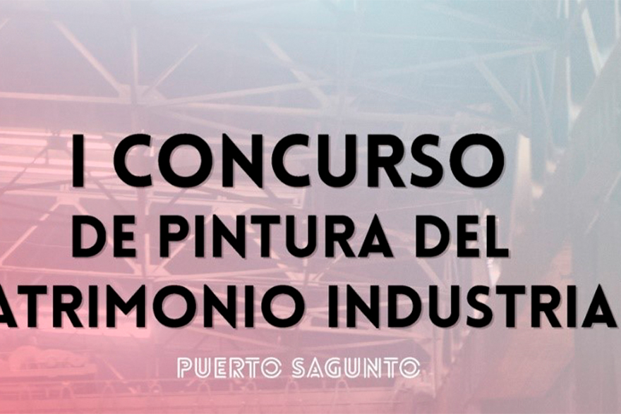 La Casa Municipal de Cultura acoge una exposición de cuadros sobre el patrimonio industrial de Puerto de Sagunto