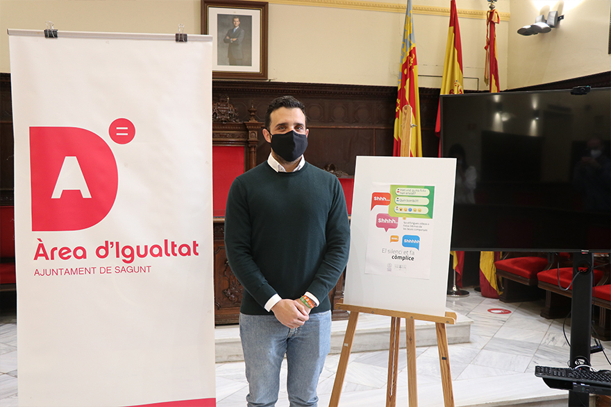 El municipio se suma a la campaña ‘El silencio te hace cómplice’ para sensibilizar a la ciudadanía de la importancia de la prevención de la violencia machista
