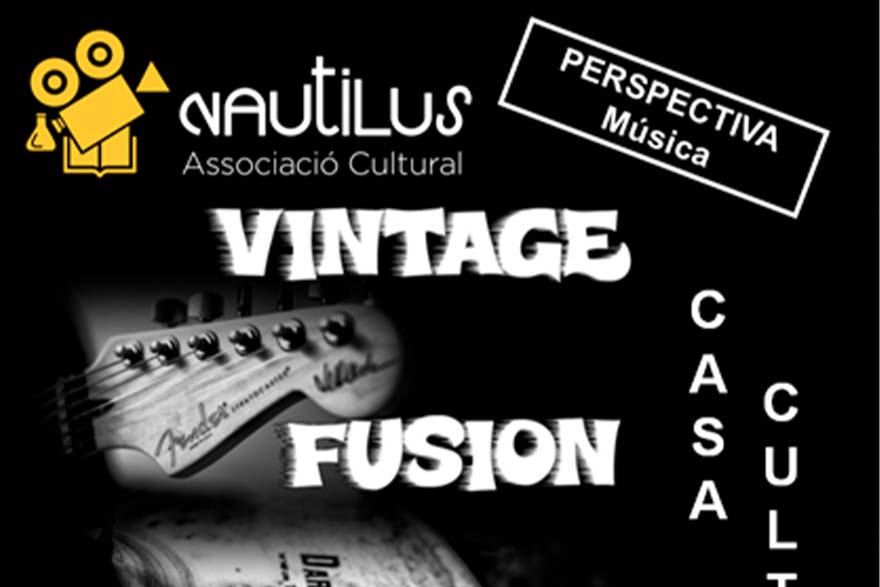 La Casa Municipal de Cultura acoge esta tarde el concierto en directo de la banda local Vintage Fusión Trío