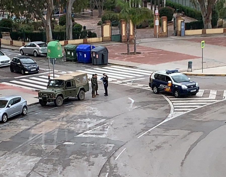El Ejército de Tierra proporciona seguridad en las calles de Sagunto 