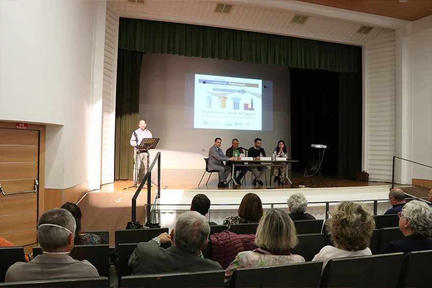 La Universitat de València trae a Sagunto la Universitat de Tardor con las jornadas 'El patrimonio cultural de Sagunto como batería de regeneración social y territorial'