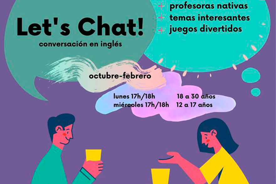 El plazo de inscripción para las clases de conversación en inglés estará abierto hasta el 30 de septiembre 
