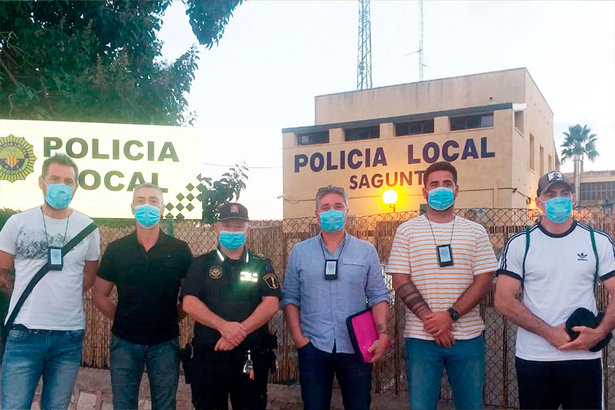 La Unidad de Mediación Policial de Sagunto se convierte en referente para la Policía Municipal de Azpeitia
