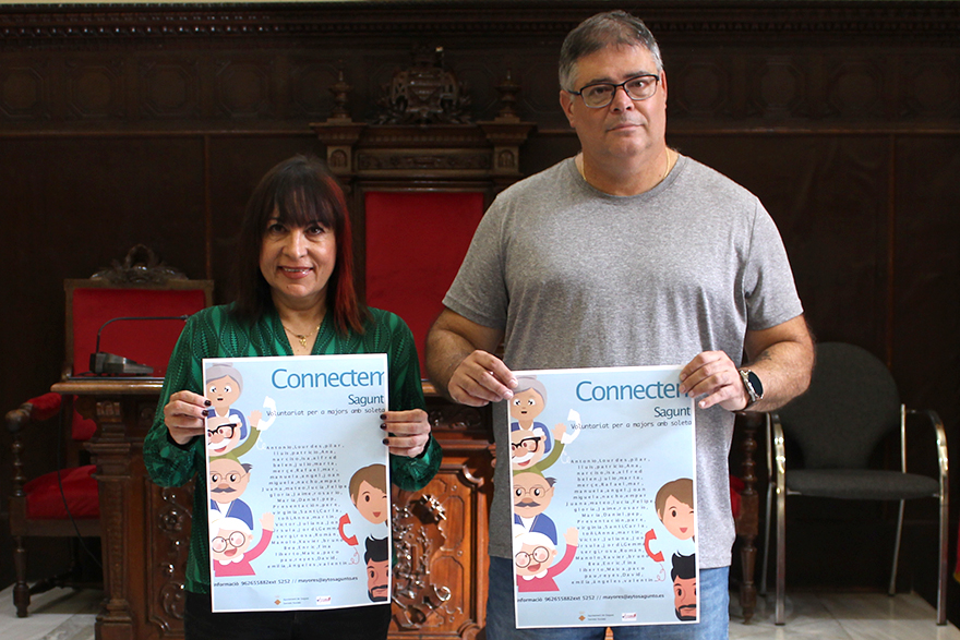 El proyecto intergeneracional 'Connectem Sagunt' comienza este fin de semana con la formación de las personas voluntarias
