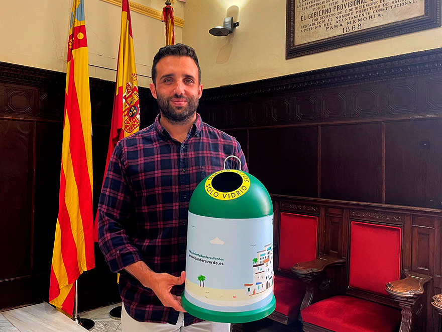 Sagunto competirá este verano con hasta 39 municipios de la Comunitat Valenciana por conseguir la Bandera Verde de la sostenibilidad hostelera de Ecovidrio