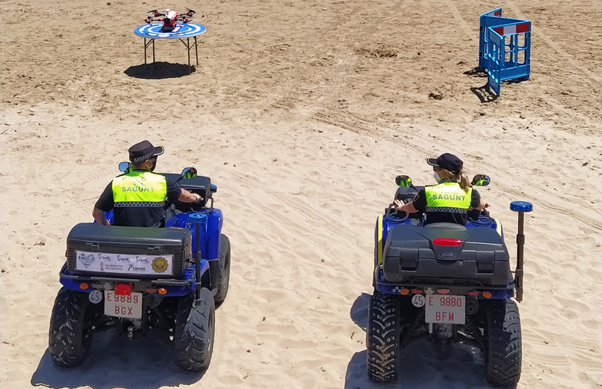 La Policía de Playas inicia hoy los servicios en las playas del municipio